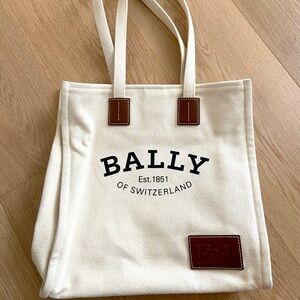 Bally canvas tote bag